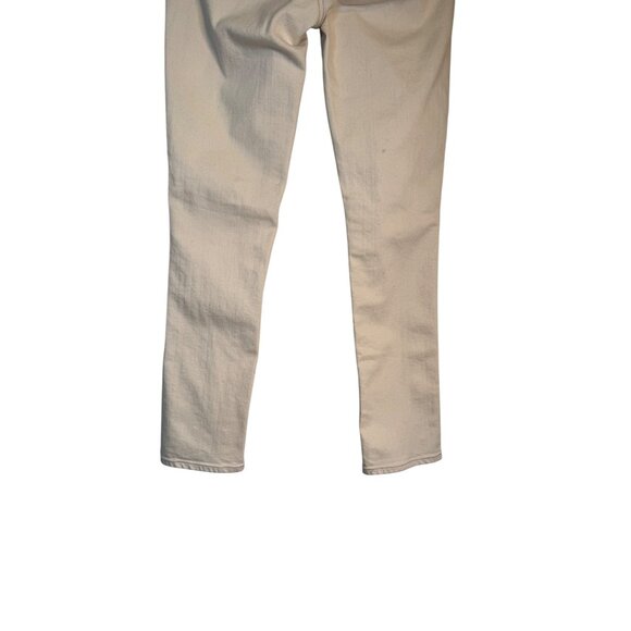 Adriano Goldschmied Size 27 Off White Skinny Jeans Comfort Stretch 5-Pocket - Picture 13 of 14